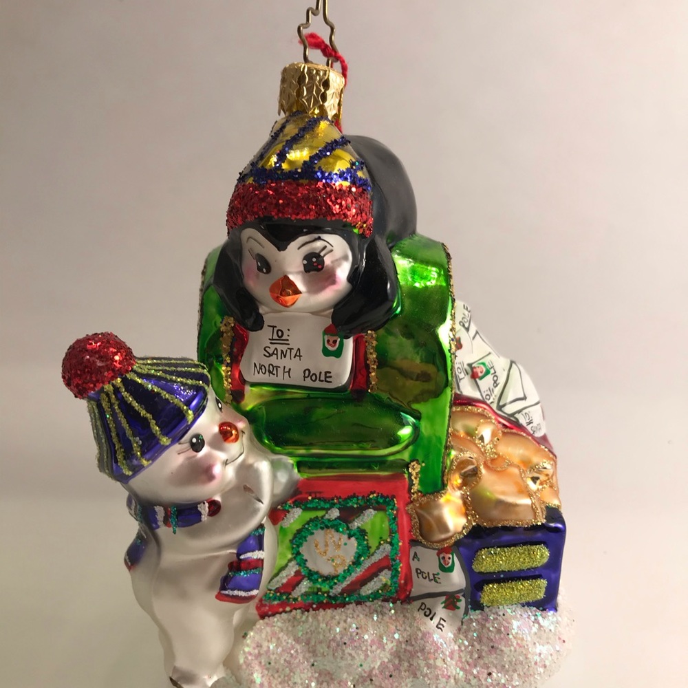 Christopher Radko Christmas Ornament - mailbox